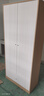 林氏家居小户型新款衣柜卧室家用木质出租房挂衣柜WW1G 【原木色+白】WW1G-A双门储物柜 实拍图