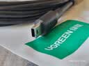 绿联USB2.0转Mini USB数据线 平板移动硬盘行车记录仪数码相机摄像机T型口充电连接线 3米 10386 实拍图