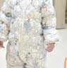 巴拉巴拉童装婴儿连体羽绒服轻薄羽绒服宝宝衣服冬装抱衣爬服男童女童 白蓝色调00318 90cm 实拍图