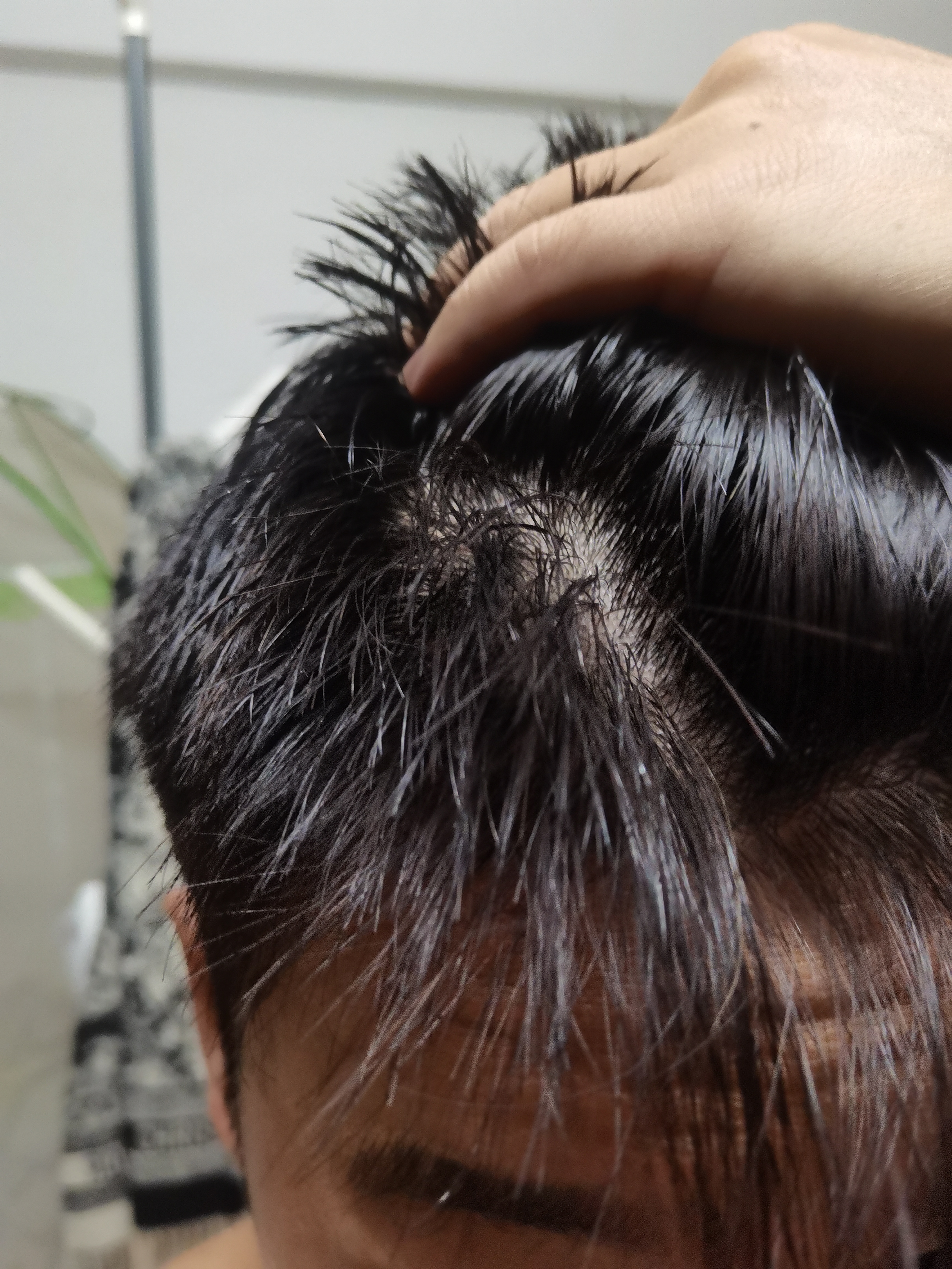 忆丝芸黑茶灰染发膏染发剂男士专用植物纯自己在家染无刺激不沾头皮进口 实拍图
