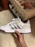 adidas ENTRAP美式校园风运动鞋少年感复古篮球风板鞋阿迪达斯   白色/金属暗银   38 实拍图