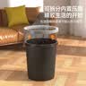 本迪压圈垃圾桶11L加厚大容量黑色桶身家用厨房厕所办公宿舍保洁纸篓 实拍图