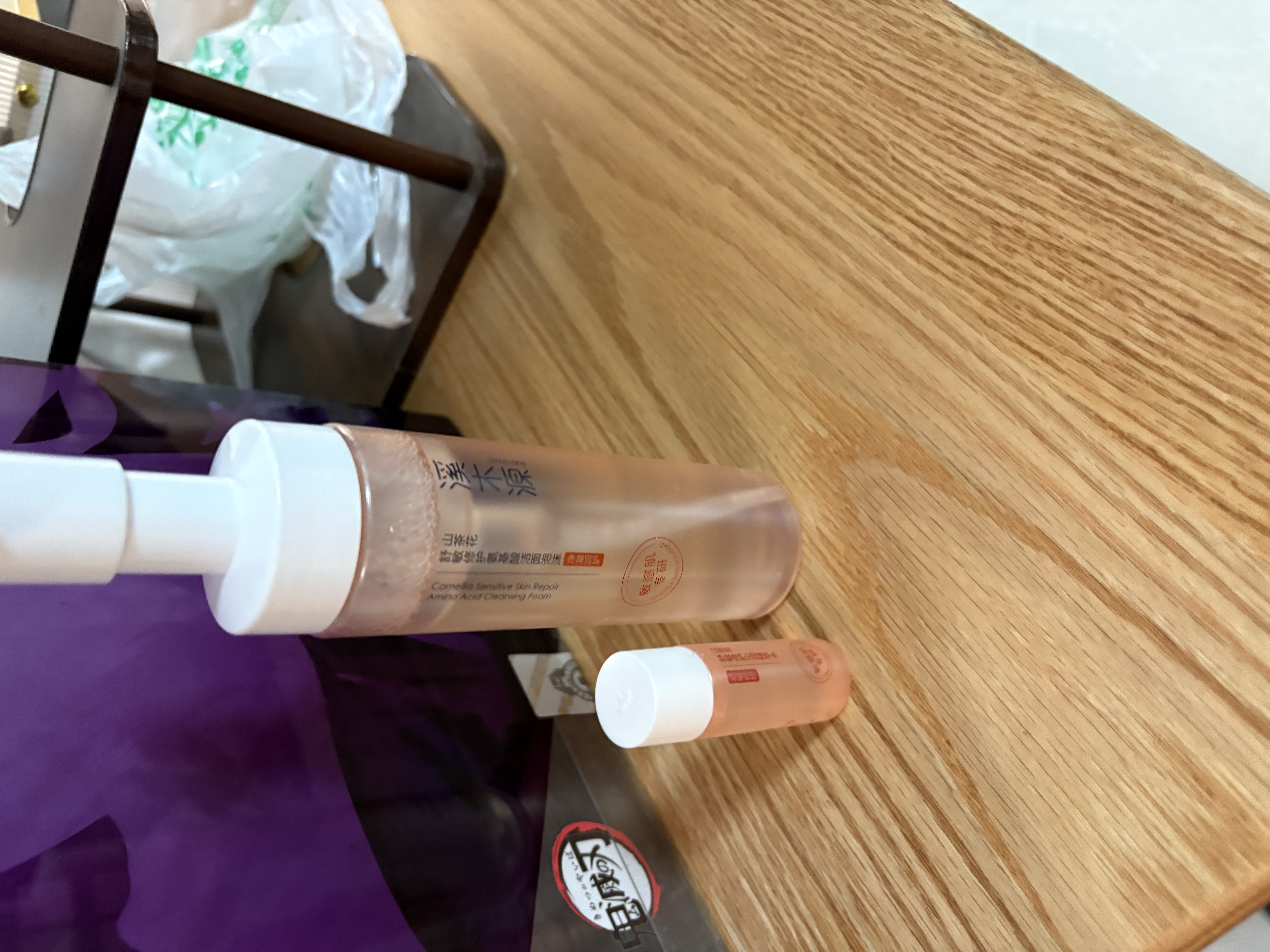 溪木源山茶花洁面泡沫氨基酸洗面奶敏感肌护肤温和洁面150ml 实拍图