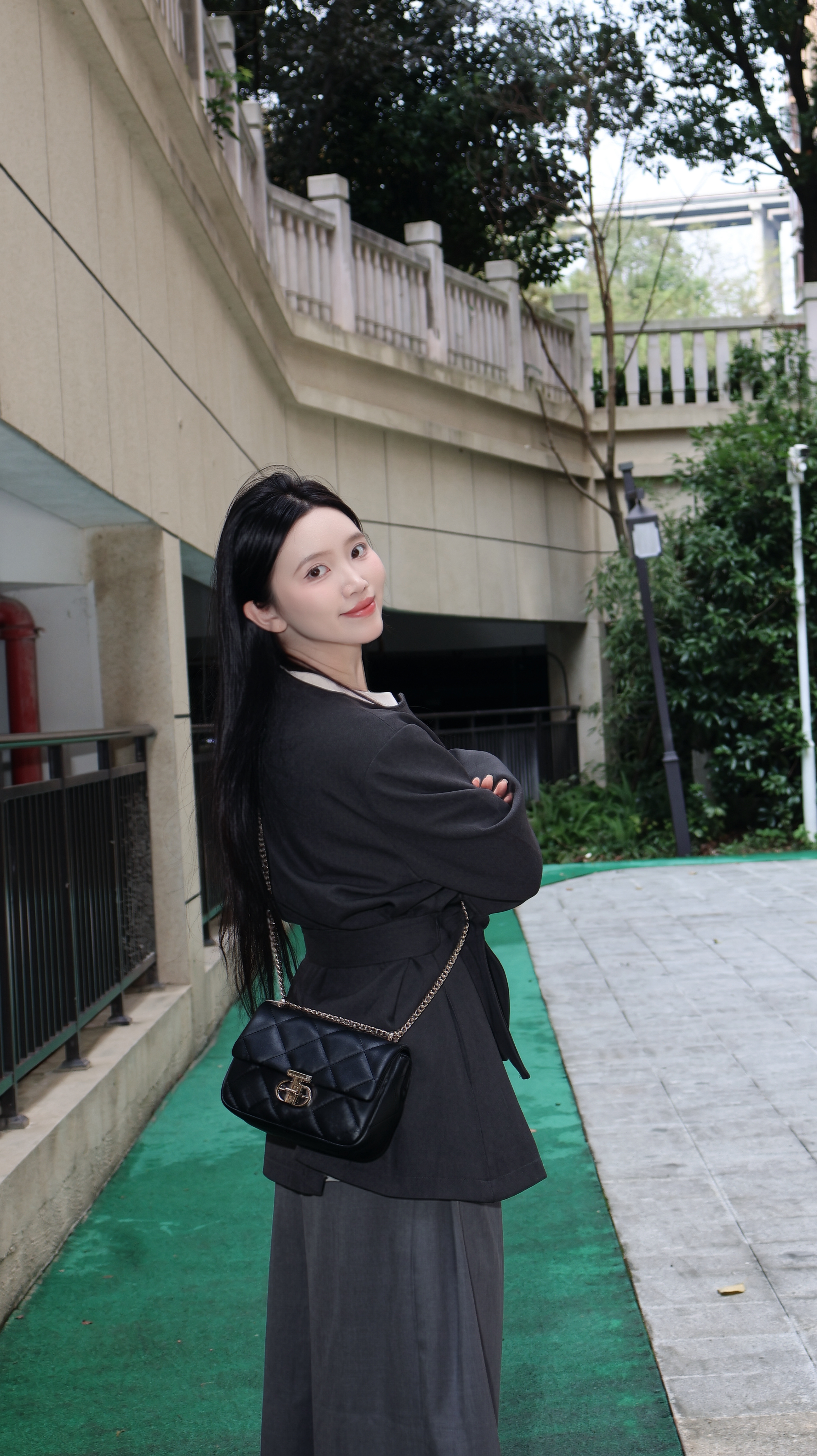 CinvaiKrose官方店小c&k包包女包2026新款单肩斜挎包女士菱格链条包生日礼物 黑色Black【小号】送女友老婆女生走心 实拍图