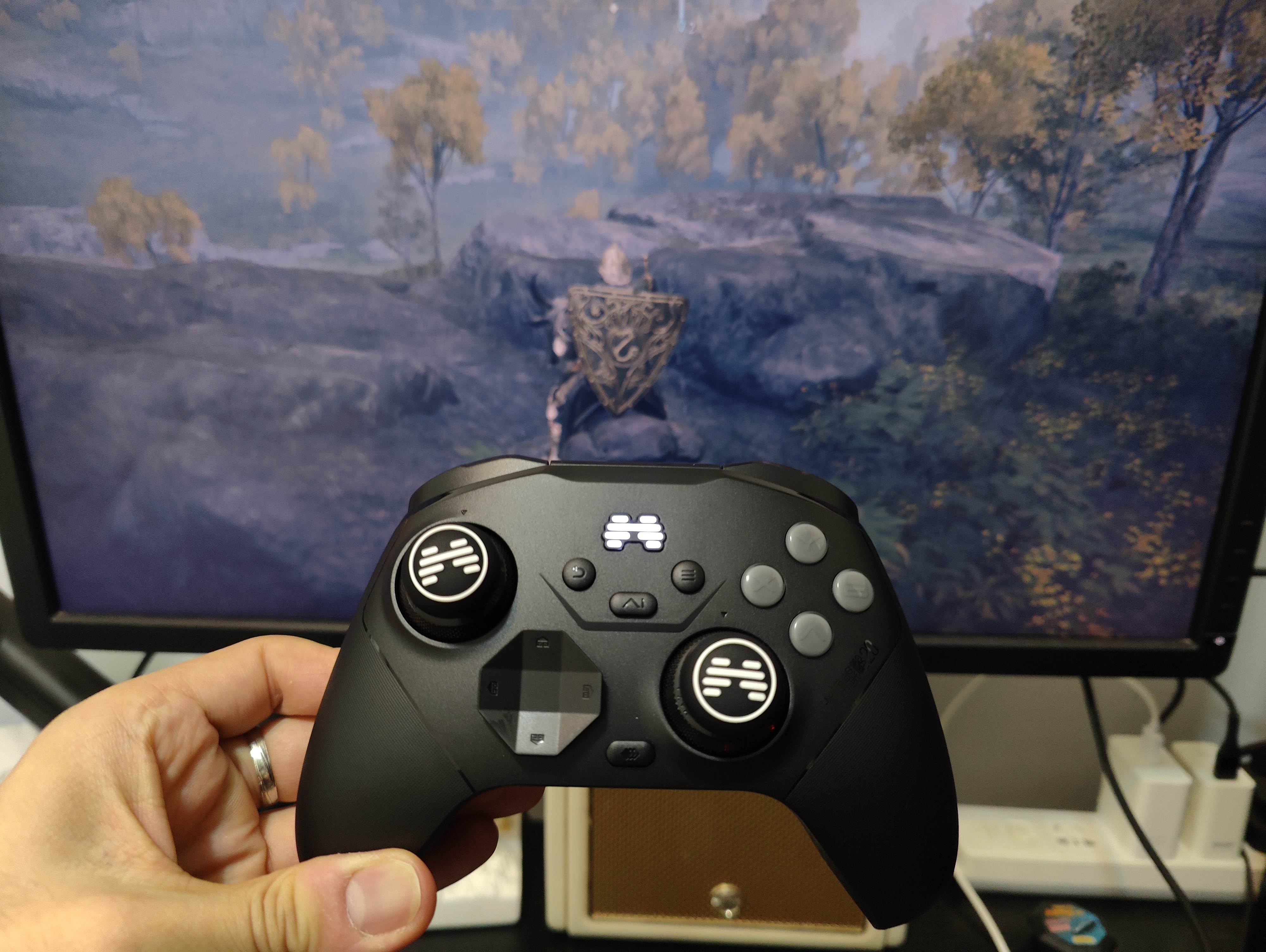 北通鲲鹏20游戏手柄AI智控无线蓝牙可调摇杆xbox类电脑PC手机steam体感宏switch2影之刃零伊莫 精英版 实拍图