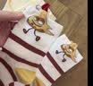 俞兆林5双袜子女士中筒袜春夏季女生条纹可爱棉袜学院风防臭无骨长筒袜 实拍图