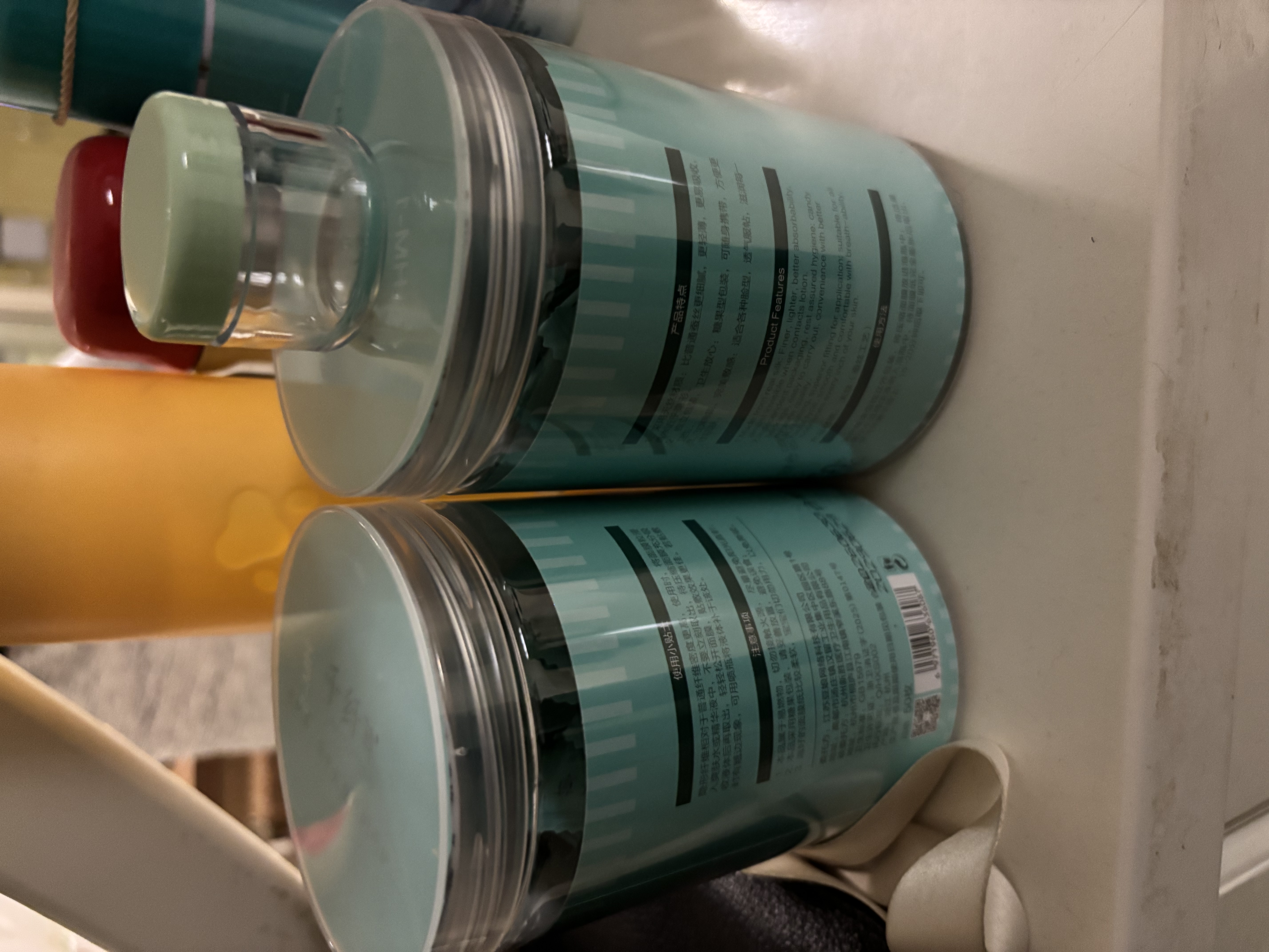 千纤草压缩面膜纸湿敷棉敷脸专用一次性纸膜水疗补水保湿超薄50粒*2罐 实拍图