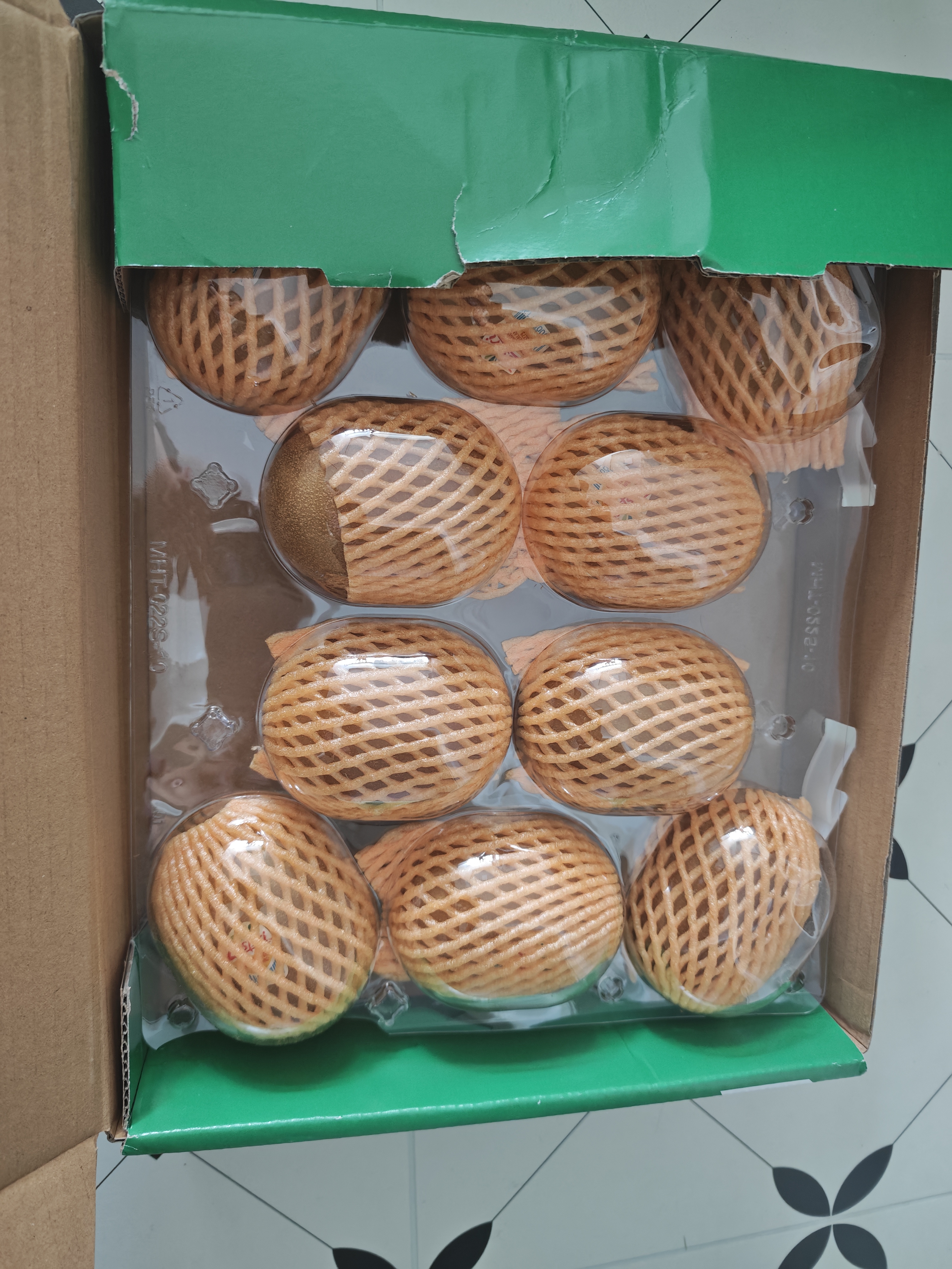 佳沛（zespri）新西兰金奇异果10粒巨大果146-175g猕猴桃水果礼盒 实拍图