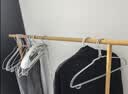 圣诺依琳晾衣架落地室内阳台晾衣杆卧室宿舍简易挂晒衣服架100cm 实拍图