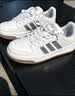 adidas ENTRAP美式校园风运动鞋少年感复古篮球风板鞋阿迪达斯   白色/金属暗银   41 实拍图
