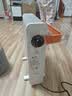 美的（Midea）【AI语音】油汀取暖器家用电热电暖器 婴儿防烫电暖气智能遥控 节能全屋速热加湿烤火炉 HYR22XGR 实拍图
