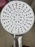 花栖之谷增压花洒喷头多功能手持花洒家用淋浴喷头 [大面板银色花洒] 实拍图