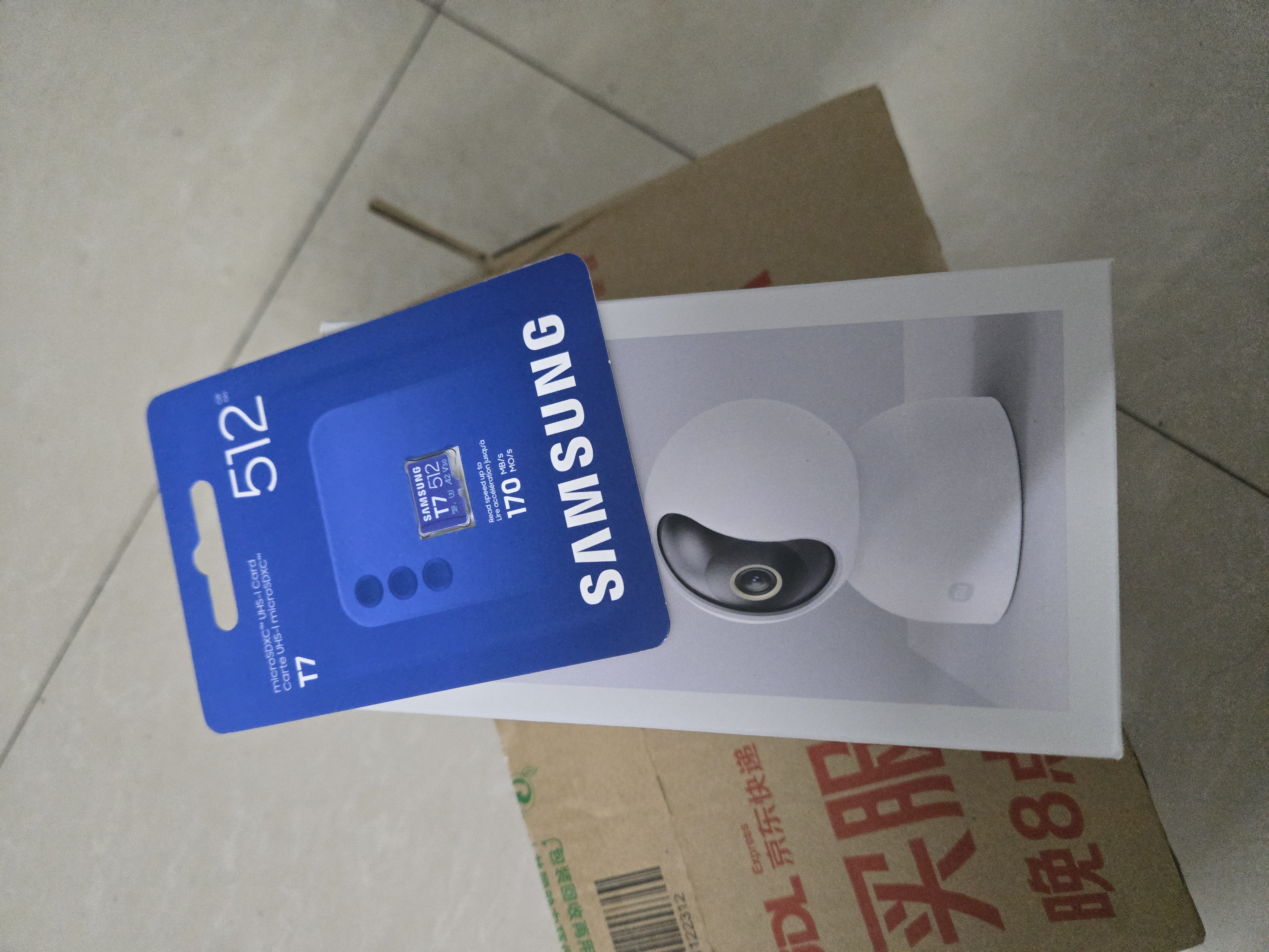 三星（SAMSUNG）512GB TF(MicroSD)存储卡T7 适配运动相机Pocket监控行车记录仪耐久卡 支持4K视频 读170MB/s 实拍图