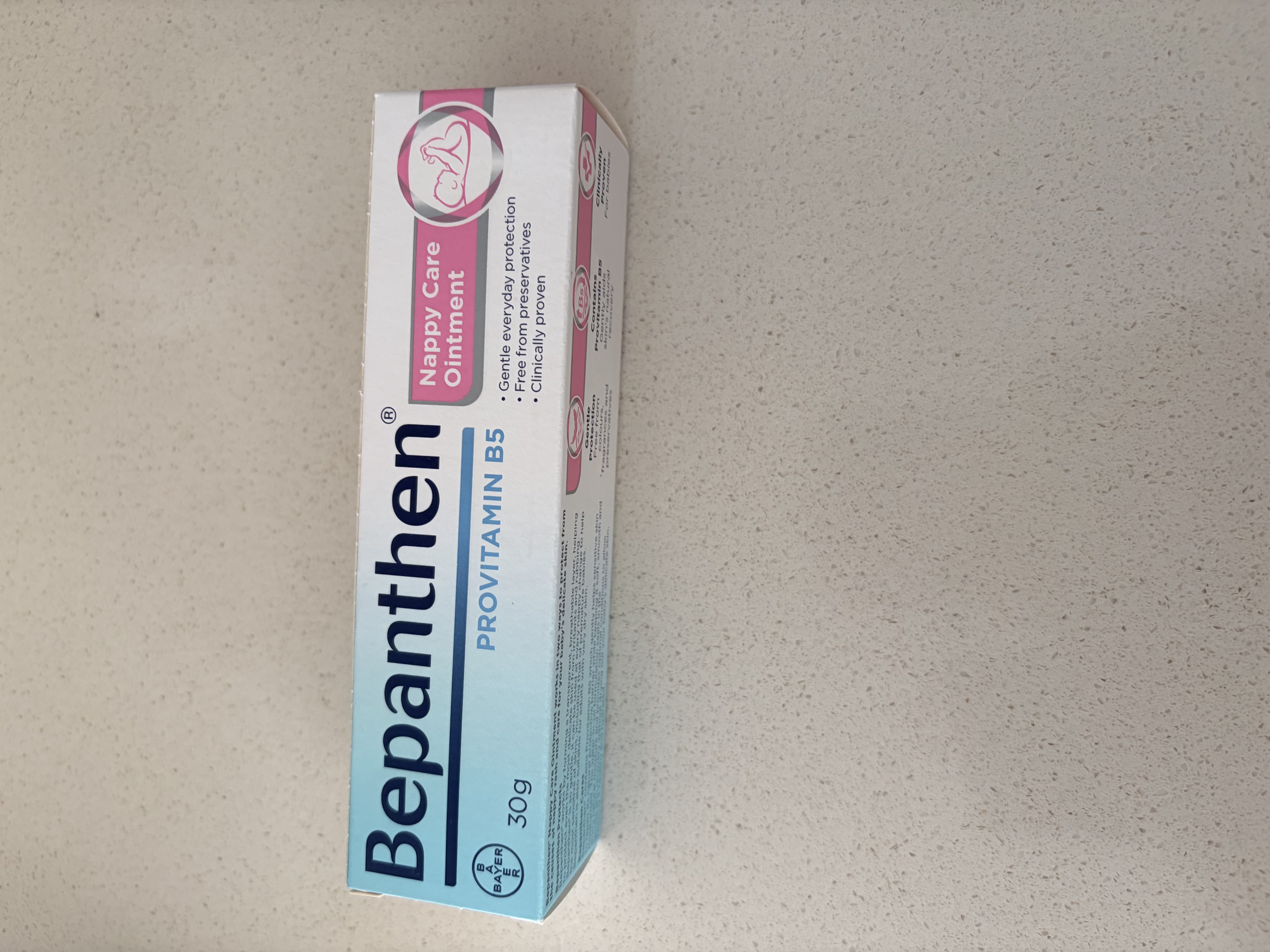 Bepanthen德国原装拜耳护臀膏贝乐欣B5护臀霜防宝宝红屁屁淹脖子便携装30g 实拍图