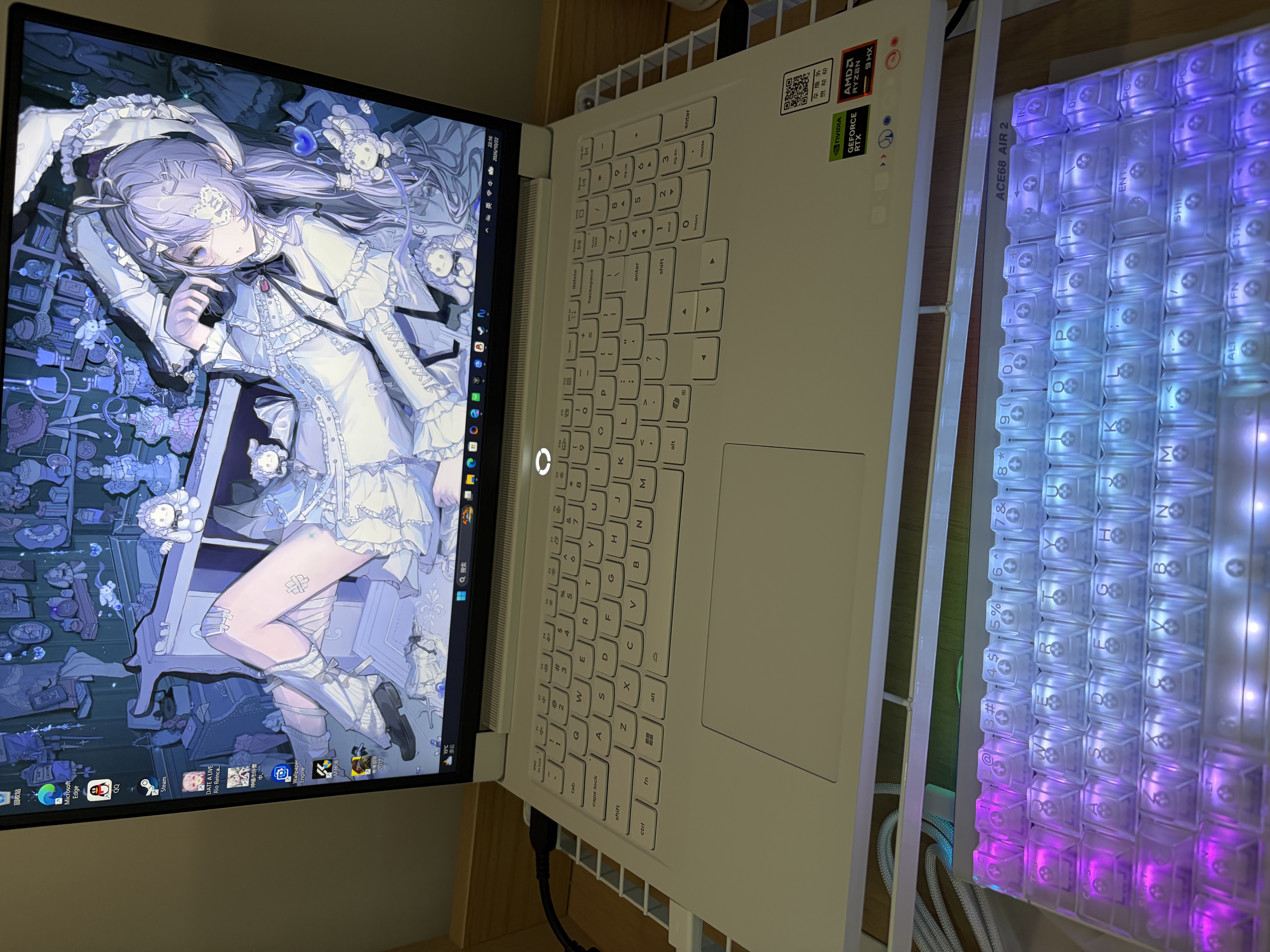 联想拯救者R9000P 2026 电竞游戏本笔记本电脑(锐龙 9 8945HX 16G 1T RTX5060 2.5K 240Hz 白)国家补贴 实拍图