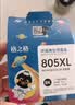 2700墨盒 适用惠普2700打印机专用墨盒 黑彩套装 带芯片 805XL 实拍图