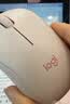 罗技（Logitech）M221轻音鼠标 无线鼠标 办公鼠标 对称鼠标 带无线微型接收器 茱萸粉 实拍图