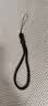 手机挂绳短款手腕绳男女个性创意挂脖绳长款挂件U盘挂绳简约手机链钥匙挂件 麻花短款-黑色 实拍图