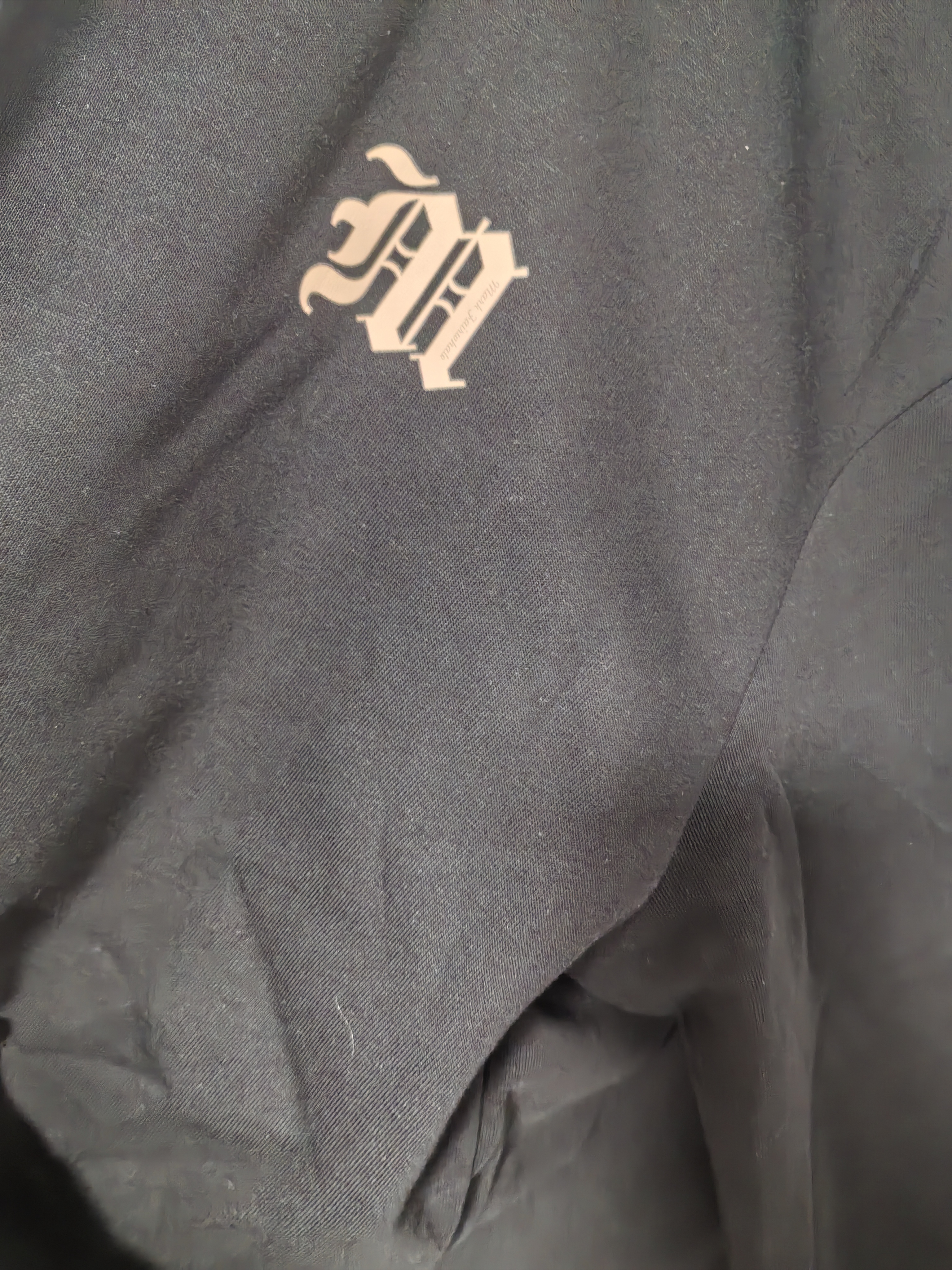 马克华菲开衫卫衣外套男生春秋330G重磅连帽基础款拉链上衣服 黑 L 实拍图