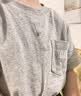 盖璞（GAP）男女幼童2026春季新款刺绣logo口袋纯棉短袖T恤儿童装894385 实拍图