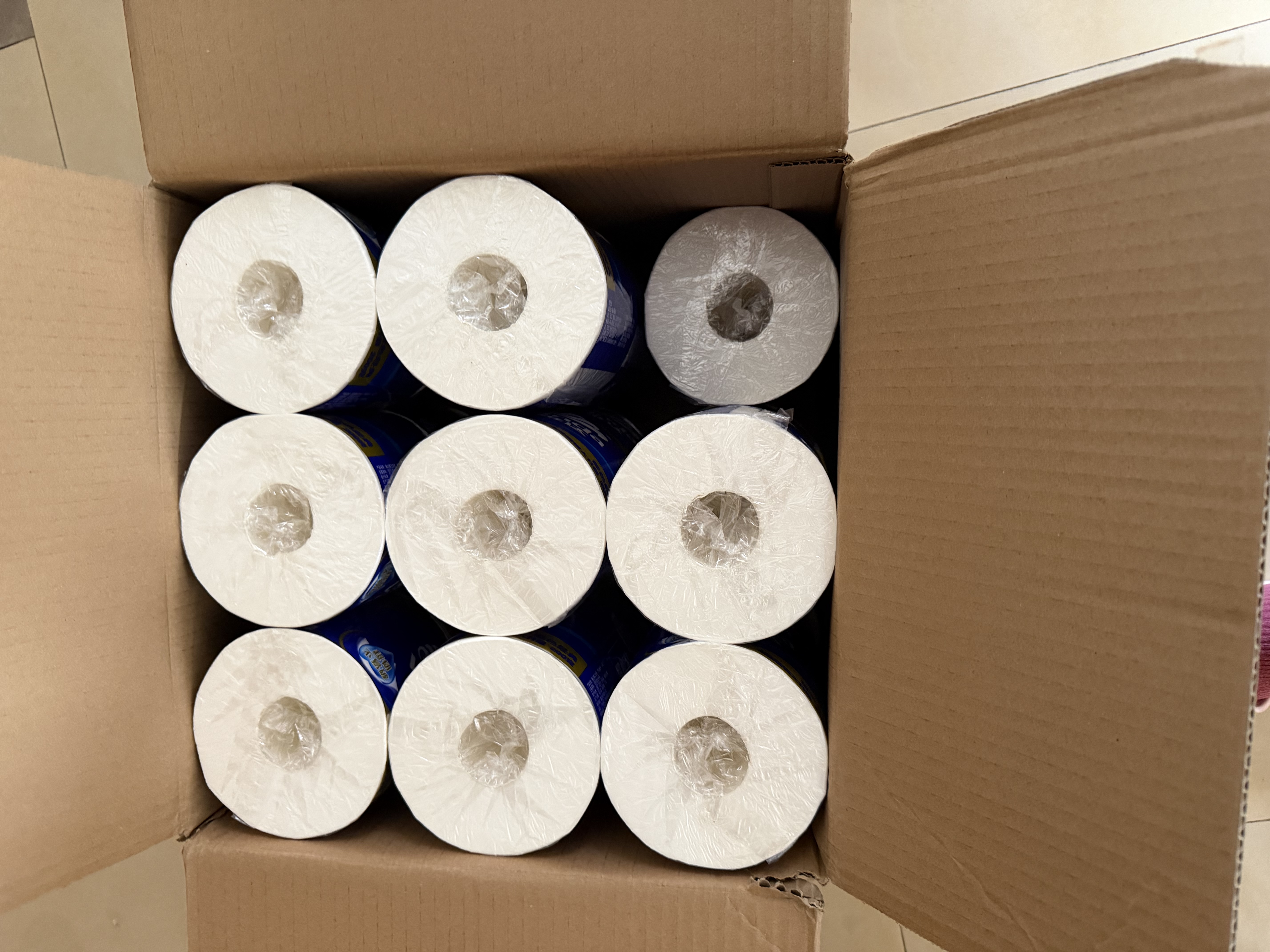 维达（Vinda）有芯卷纸 蓝色经典4层200克*27卷 高克重卫生纸 厕纸纸巾整箱 实拍图