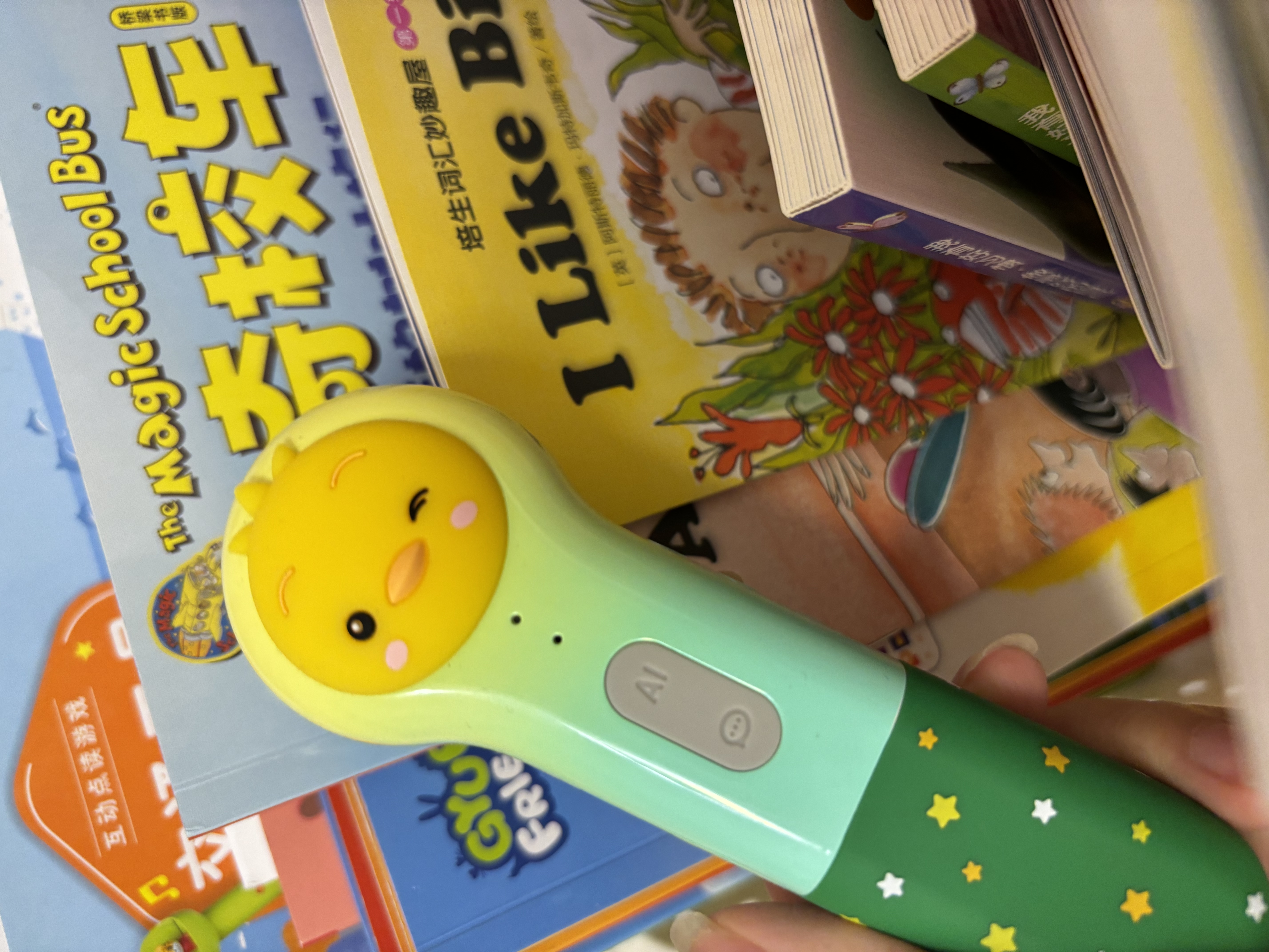PIYO PEN小鸡球球32G点读笔0-6岁幼儿常备词汇双语启蒙早教机儿童玩具 实拍图