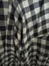 MUJI[自营限定款]男士无侧缝 双层纱织睡衣 纯棉家居服 藏青色格纹 L 实拍图