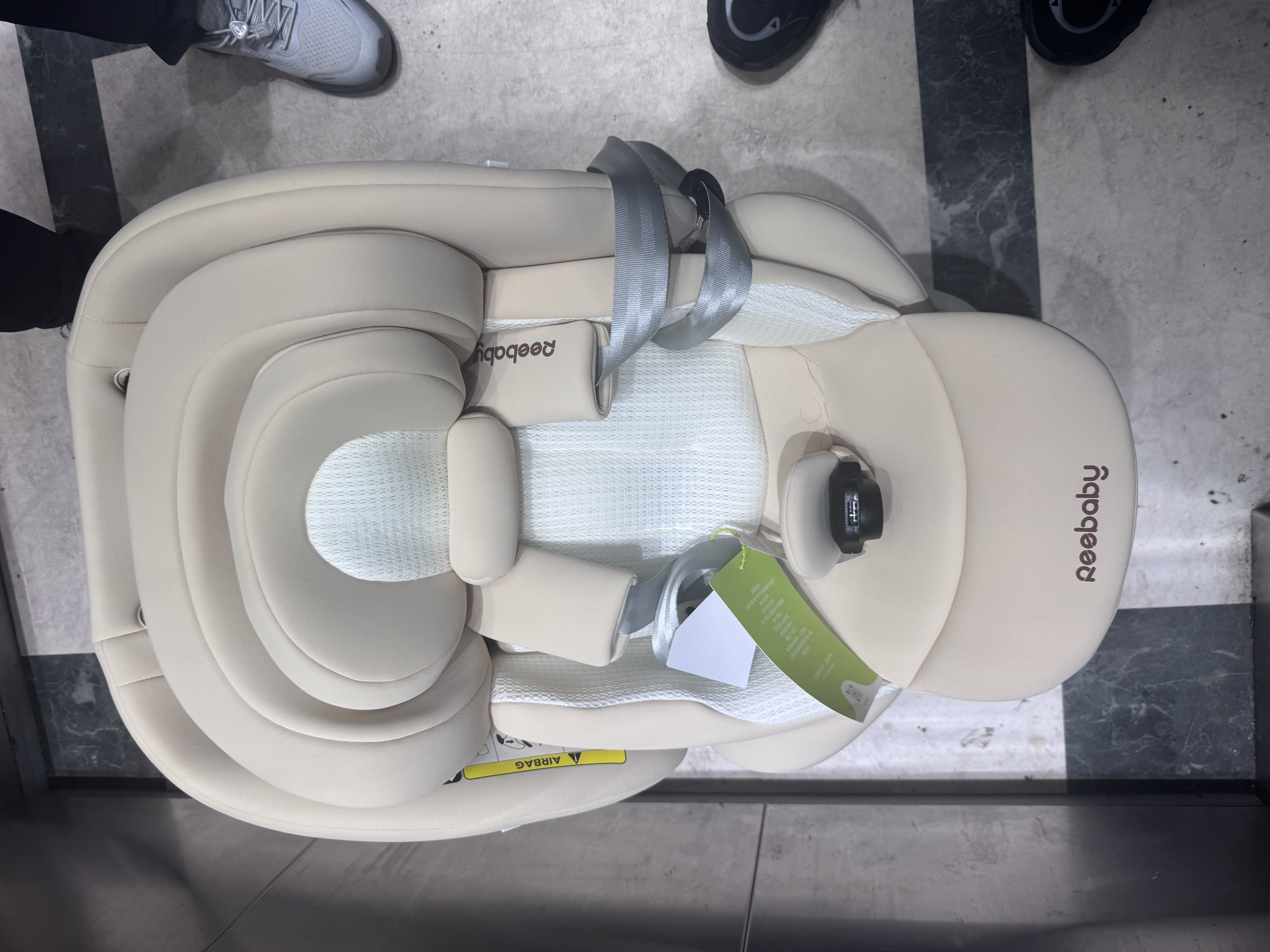 reebaby瑞贝乐启睿Max智能通风儿童安全座椅0–4-12岁全龄i-Size认证婴儿车载 实拍图