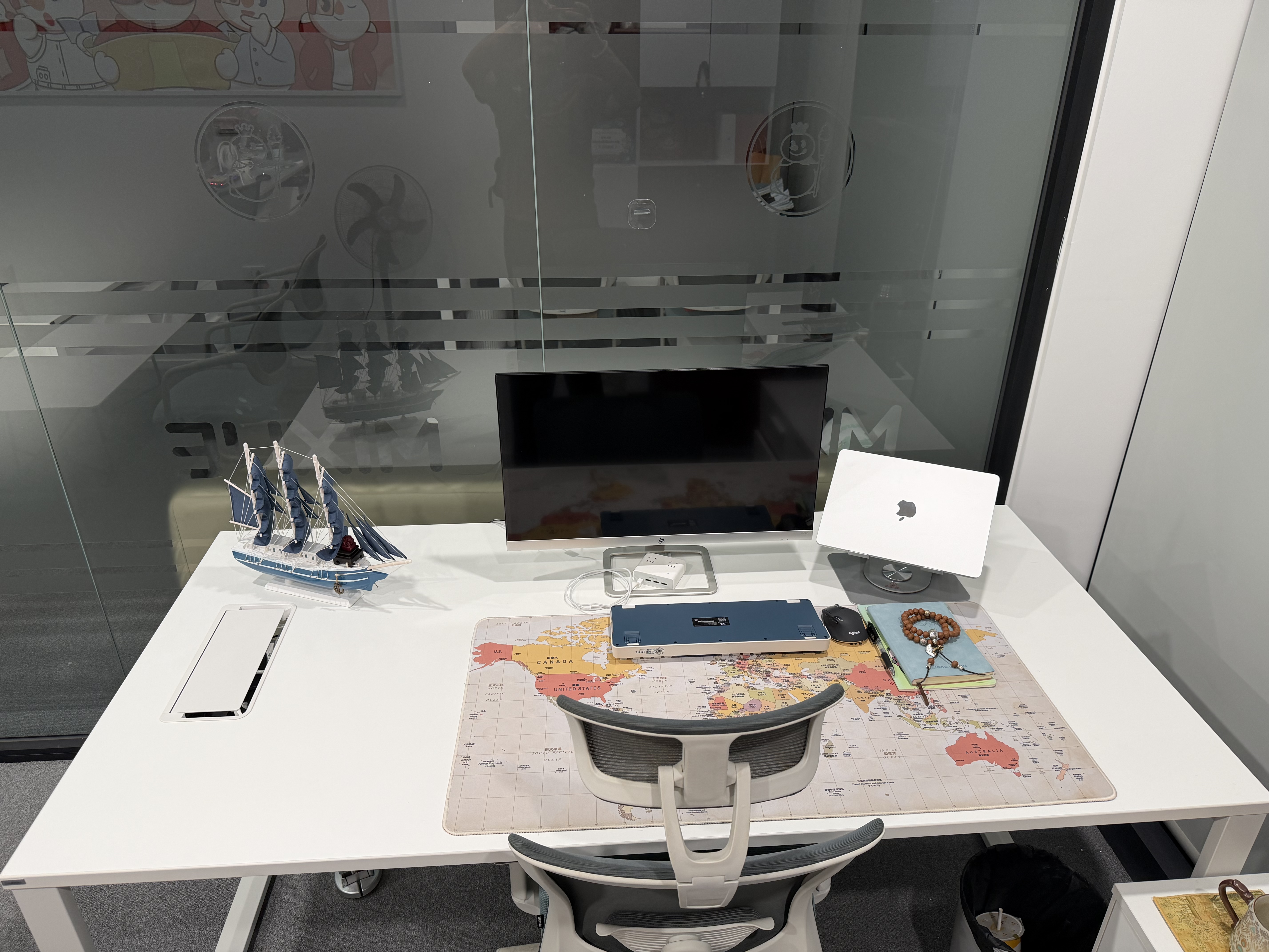 绿联S6桌面充电站插排氮化镓30W快充插线板多功能带USB/TypeC插座宿舍魔盒8孔总控1.5米/适用苹果18 实拍图