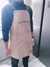 光多拉防水围裙厨房防油污家用做饭无袖工作服男士女士通用家务清洁粉色 实拍图