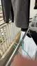 四万公里可折叠晾衣架落地式凉伸缩杆室内家用阳台卧室宿舍碳钢室外晾晒被子神器免安装X型 双杆2.4米 实拍图