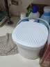 ecoco水桶9L手提式带盖学生宿舍洗漱桶儿童泡脚桶塑料小水桶E24146标配 实拍图