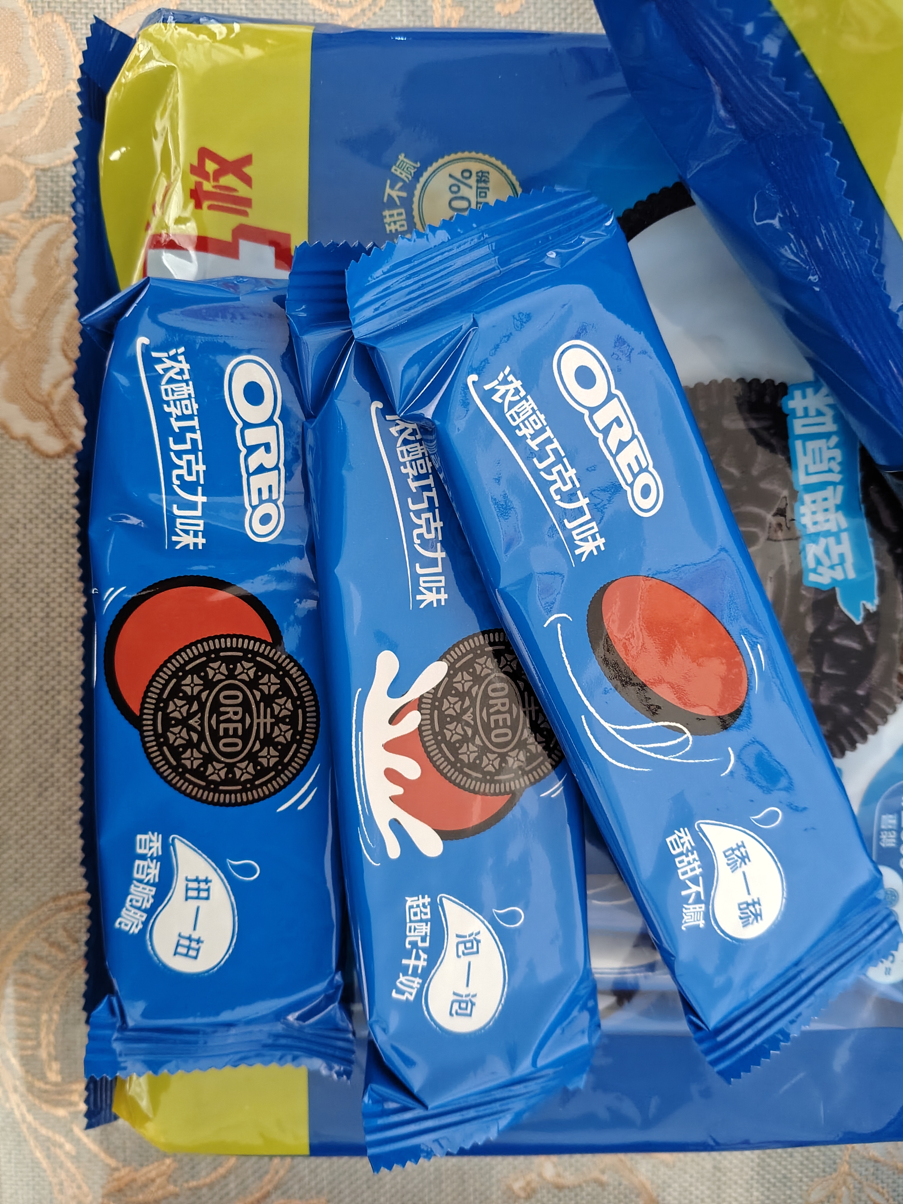 奥利奥（Oreo）巧克力味夹心饼干523g休闲零食早餐下午茶独立小包装 实拍图