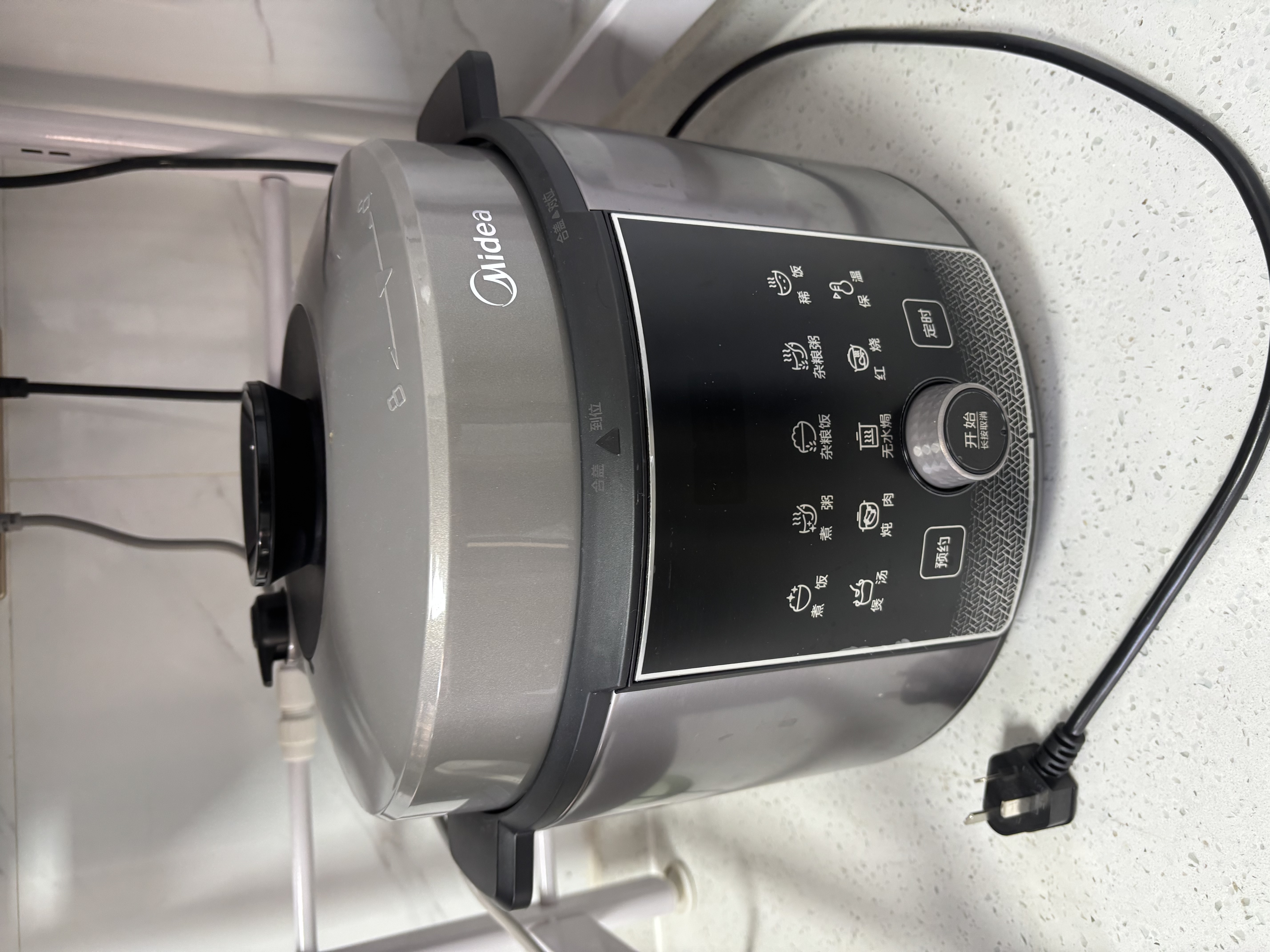 美的（Midea）0涂层112kPa超高压锁嫩蒸电压力锅电饭煲电饭锅5L家用4-6人MY-E5830G智能预约开盖火锅多功能一体 实拍图