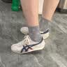 Onitsuka Tiger鬼塚虎男鞋 慢跑鞋透气轻便男女款运动休闲鞋RUNSPARK 白色/藏青色(1183B480-107) 37.5 实拍图