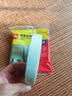 得力（deli）薄款强粘PE泡棉双面胶带 泡沫双面胶强力胶免钉胶 18mm*3m*1mm 白色1卷 办公用品 30418 实拍图