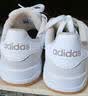 adidas ENTRAP美式校园风运动鞋少年感复古篮球风板鞋阿迪达斯   白/金色   38 实拍图