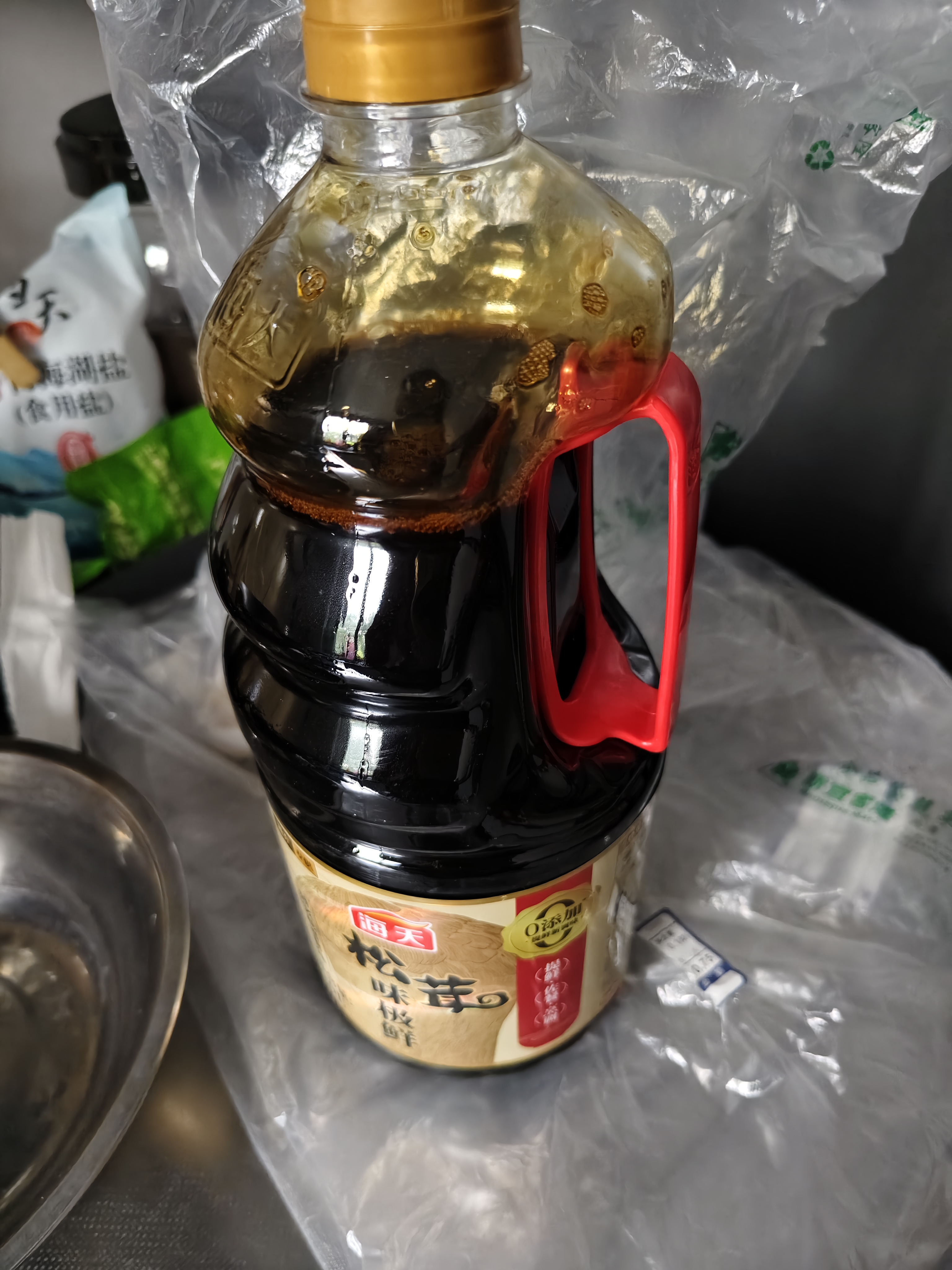海天生抽酱油 松茸味极鲜酱油【0添加 特级酱油】味极鲜系列 1.9L 实拍图
