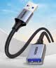 绿联USB3.0延长线 公对母数据连接线高速传输 适用U盘鼠标键盘打印机电视扩展转接线铝壳编织3米10498 实拍图