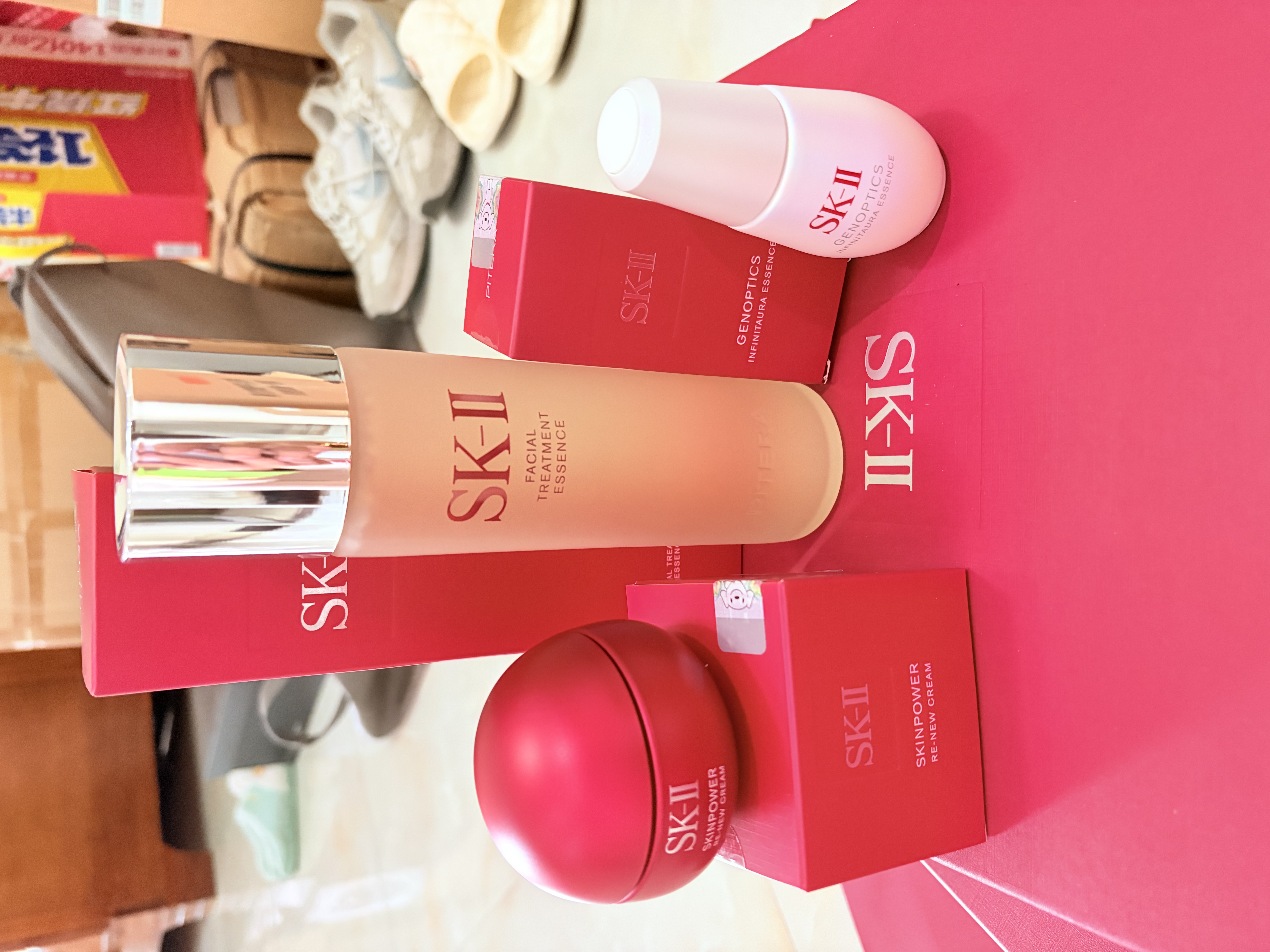 SK-II神仙水230ml面霜50g小灯泡30ml化妆品护肤品套装sk2生日礼物女士 实拍图