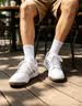 adidas ENTRAP美式校园风运动鞋少年感复古篮球风板鞋阿迪达斯   白色/金属暗银   42 实拍图