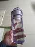 希乐塑料杯 tritan材质茶杯男女运动水杯学生带滤网杯子艳紫550ml 实拍图