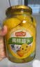 欢乐家糖水黄桃罐头 新鲜半桃水果罐头 水果捞  休闲零食 900g 实拍图