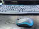 罗技（Logitech）MK275 键鼠套装 无线键鼠套装 办公键鼠套装 全尺寸 商务键鼠套装 带无线2.4G接收器 黑蓝色 实拍图