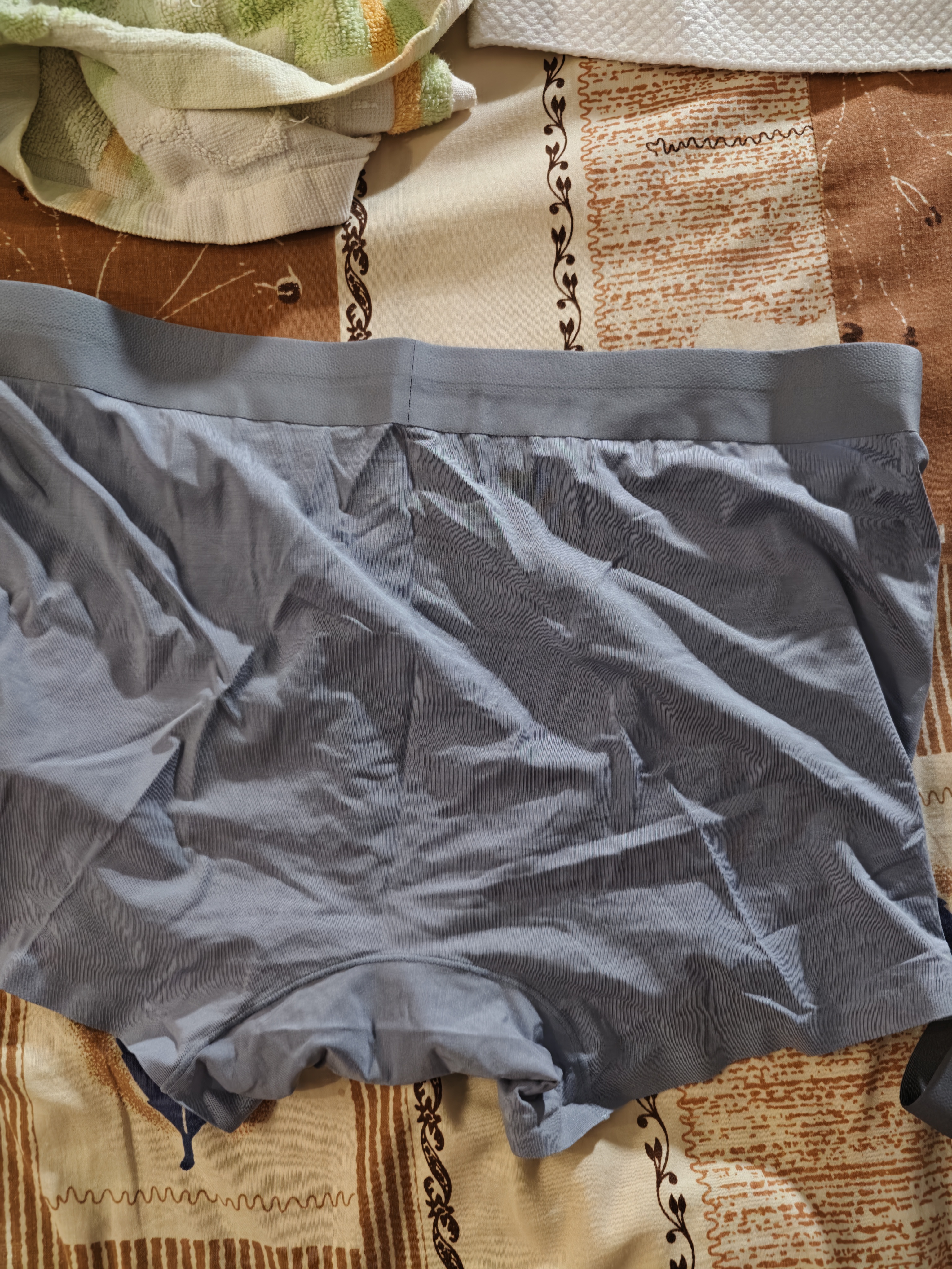 蕉内银皮301P莫代尔男士内裤棉档10A抗菌无痕男生平角短裤冰丝透气3件 实拍图