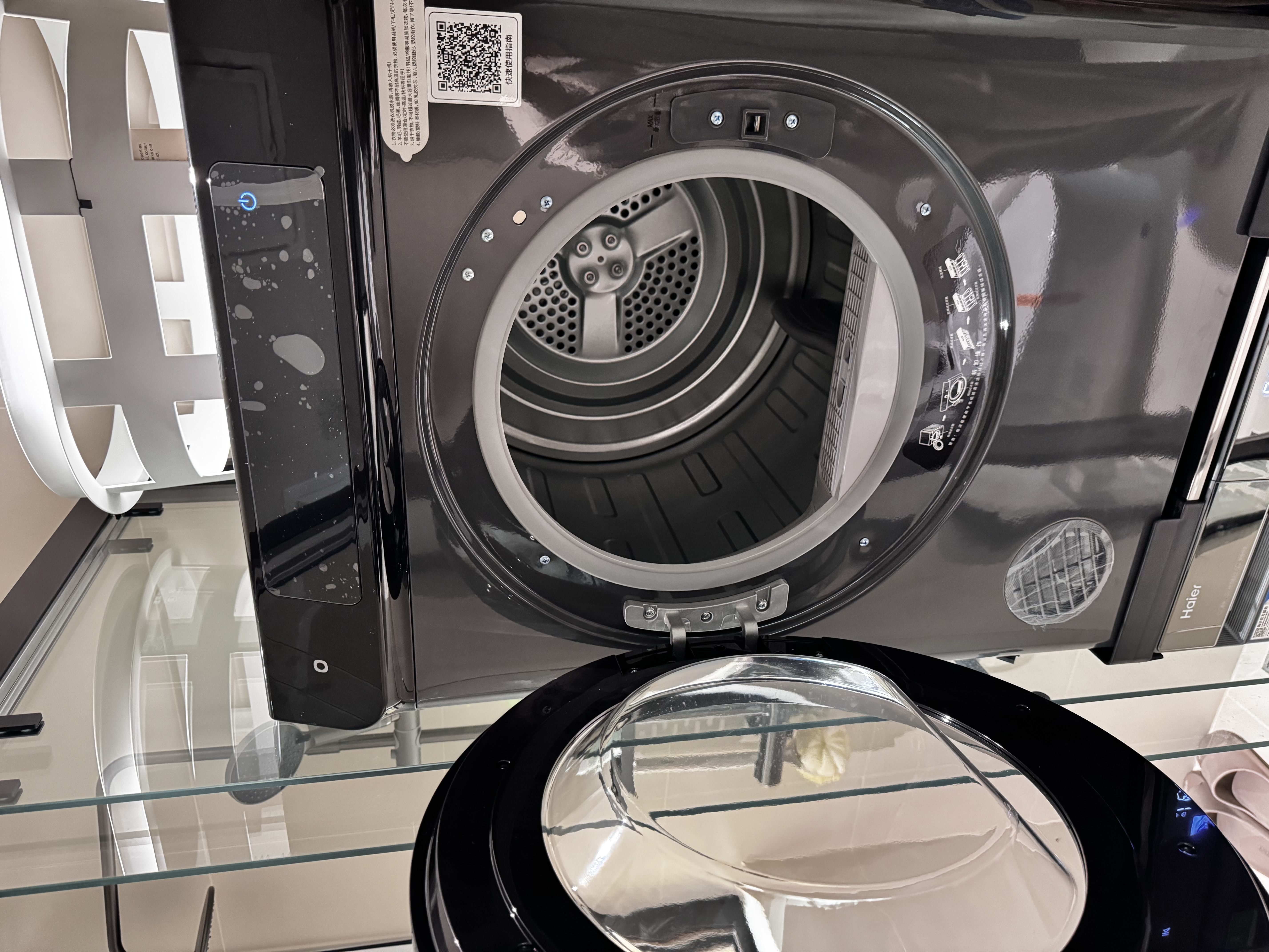 京东京造 烘干机 干衣机 10公斤家用直排式单独单烘干烘干机 烘衣服杀菌祛螨除潮 家电 JZHGJ-10B 实拍图
