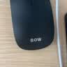 B.O.W航世 MK610 无线键盘鼠标套装 复古巧克力79按键 笔记本电脑办公通用键鼠套装 黑色 实拍图