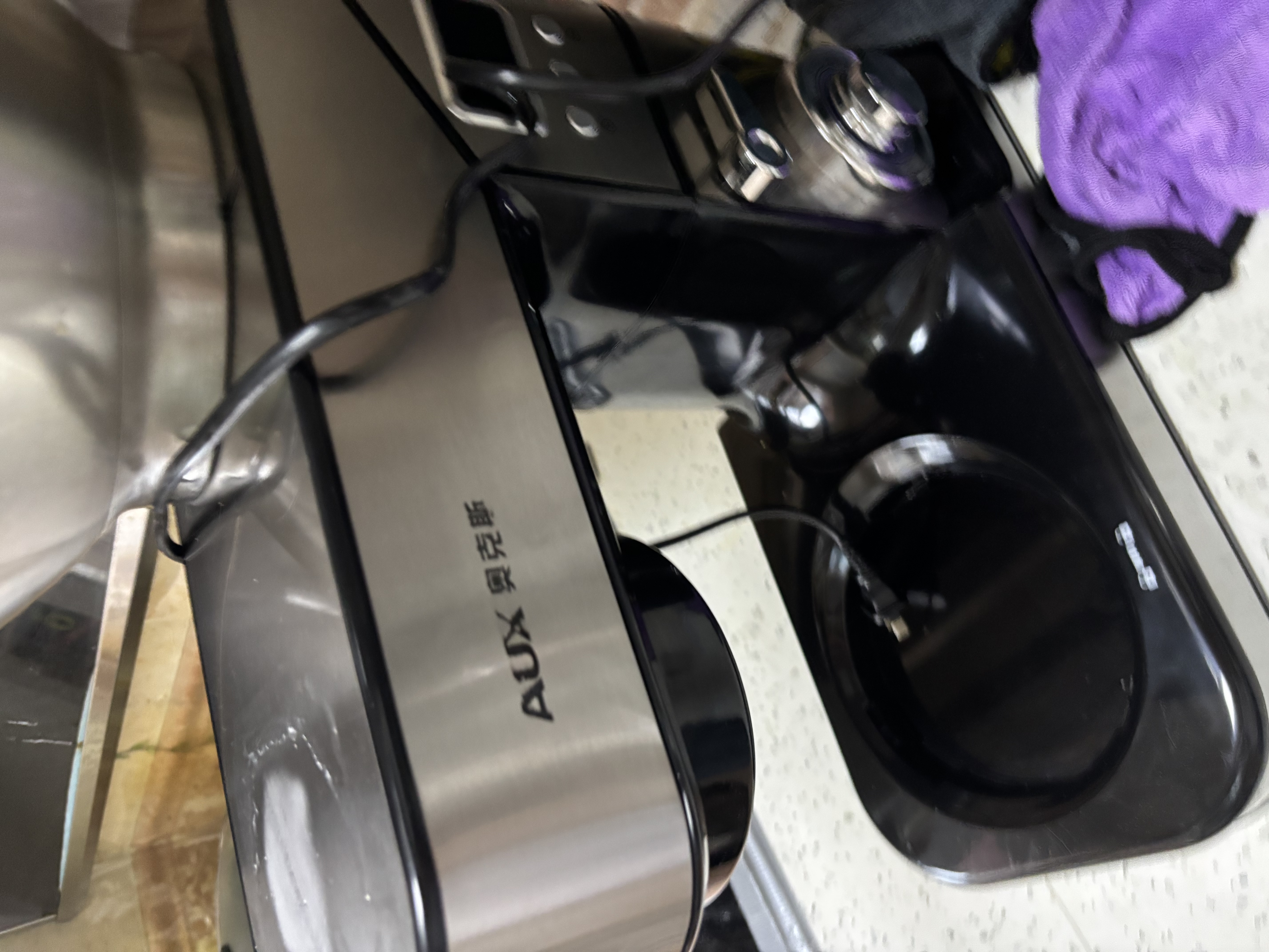 奥克斯（AUX）厨师机家用智能和面机定时免看管揉面机10L多功能可商用打蛋器2000W搅拌机SC-623EC 实拍图
