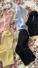 全棉时代女士袜子【5A抗菌5双普惠装】纯棉不掉跟防臭夏季中筒 实拍图