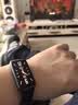 十闪 适用华为手环7表带band7代标准版/NFC版腕带通用硅胶手环表带多彩替换手表带智能运动手环 曜石黑 实拍图